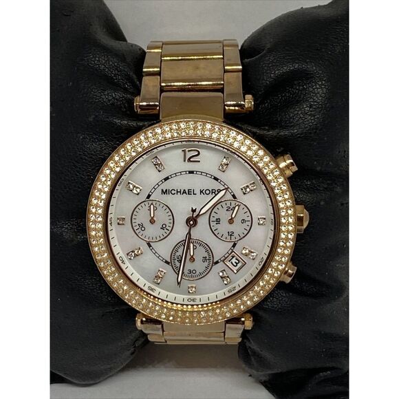 Michael Kors Parker MK5491 Women Stainless Steel Analog Dial Quartz Watch JK304